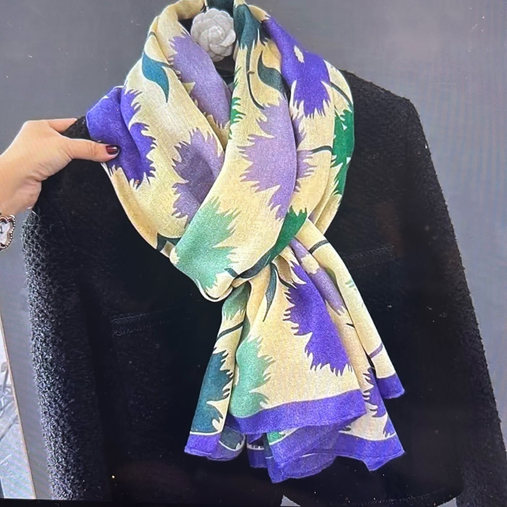 Purple Azalea Scarf by Winding River